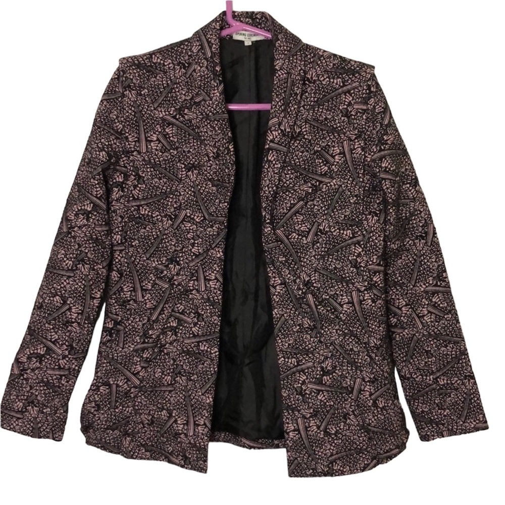 OPENING CEREMONY uniquely cut Pink and Black blazer suit jacket size Small